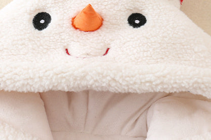 Baby Fleece-lined Warm Jumpsuit