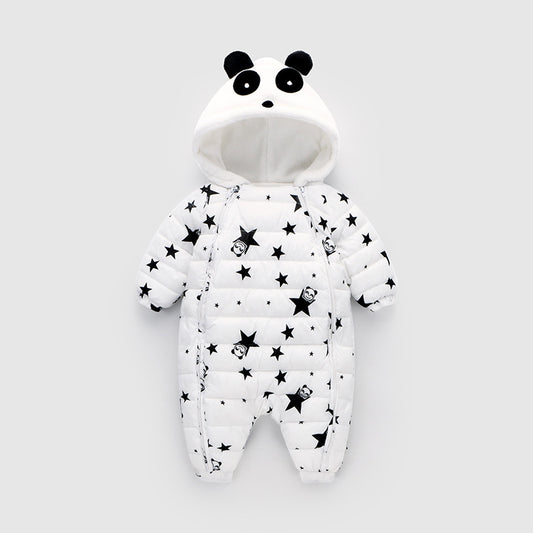 Children's jumpsuit down jacket